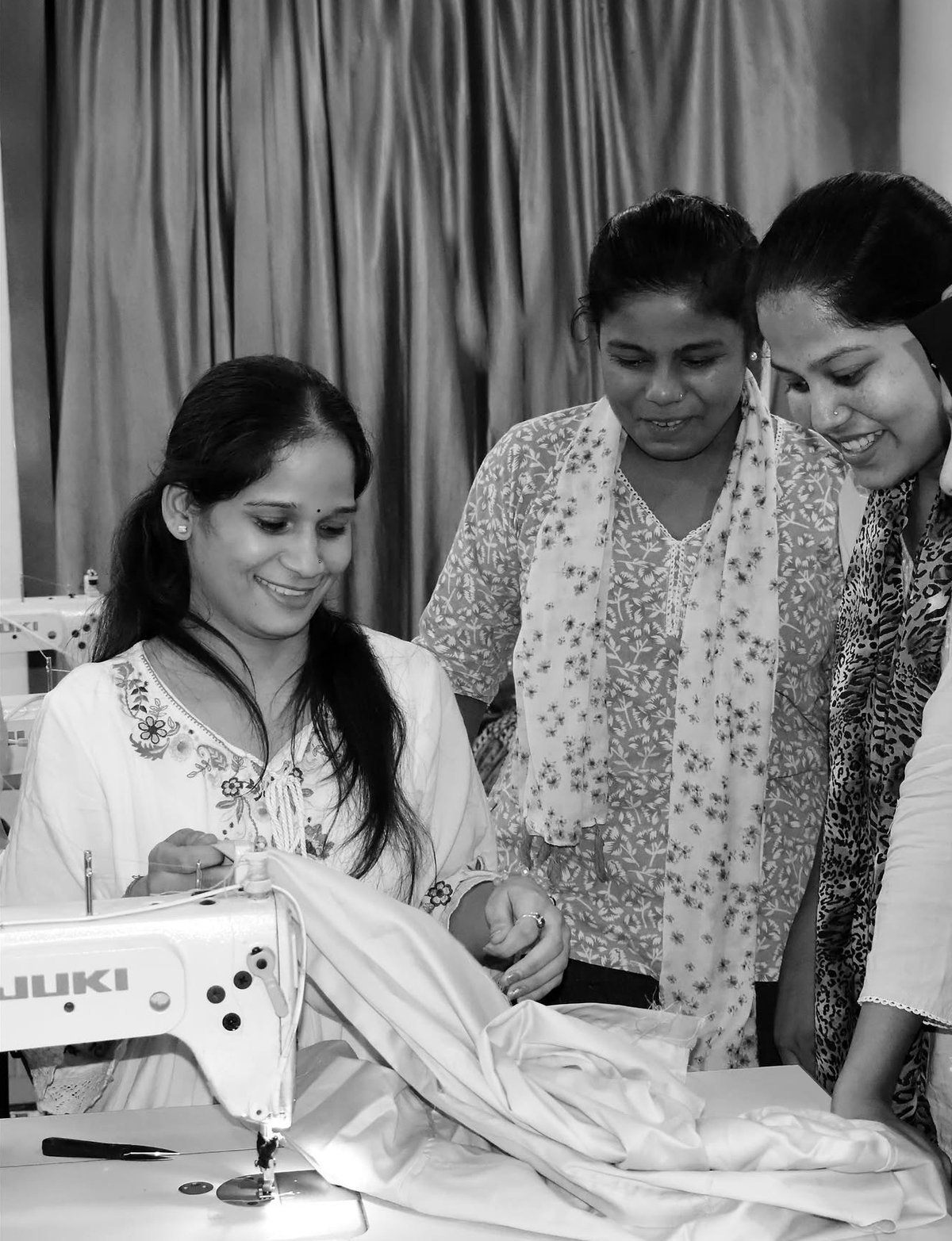 The team at the Women Fiber to Fashion unit